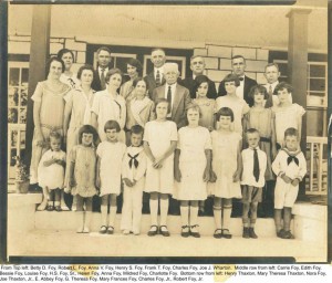 1925 Foy Family Reunion Winston-Salem